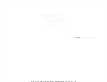 Tablet Screenshot of markuswernig.net